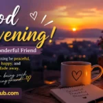 good evening message for a friend