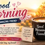 good morning message to my friend