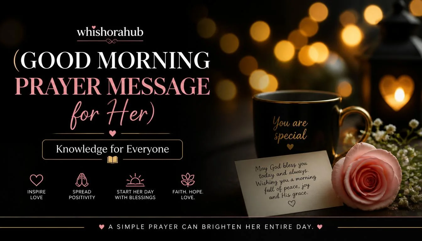 good morning prayer message for her
