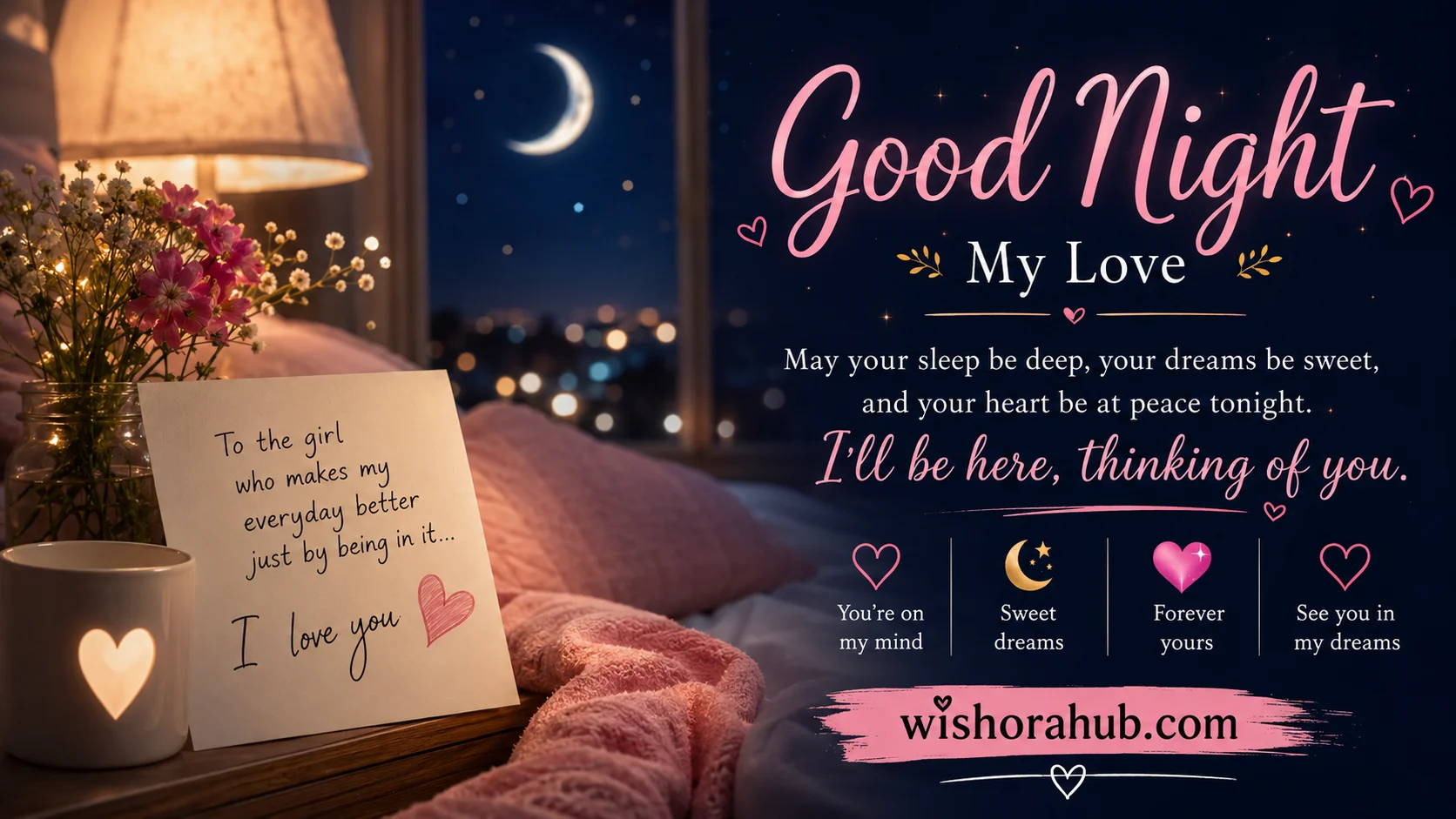 good night message for her