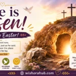 he is risen happy easter quotes