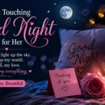 heart touching good night text for her