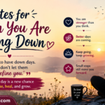 Quotes for When You Are Feeling Down