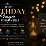 short birthday prayer for myself