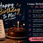 unique birthday quotes for self