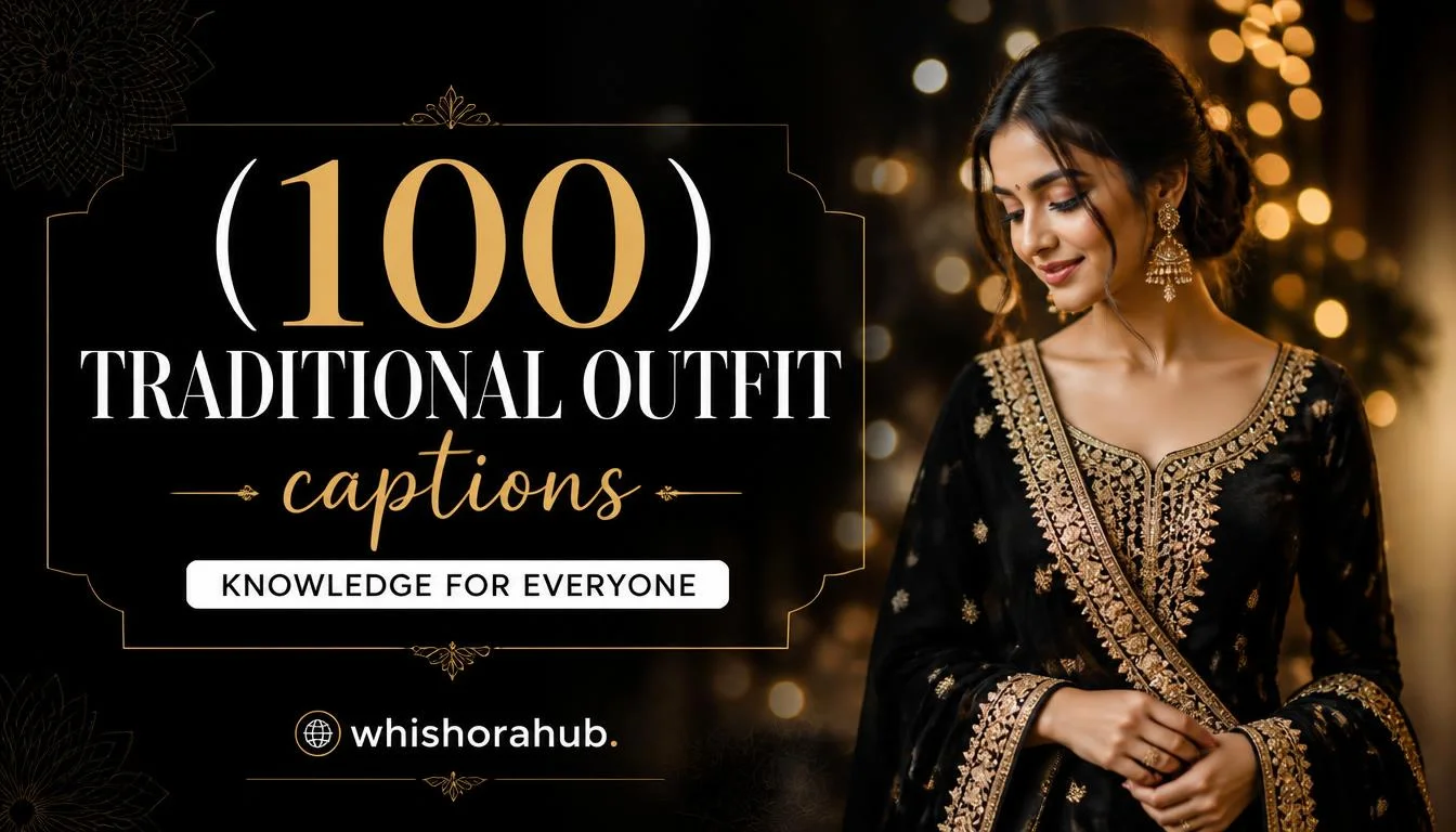 100 traditional outfit captions