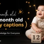 12 month old baby captions