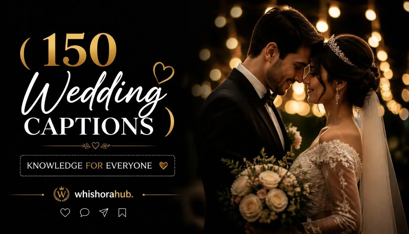 150 Wedding Captions