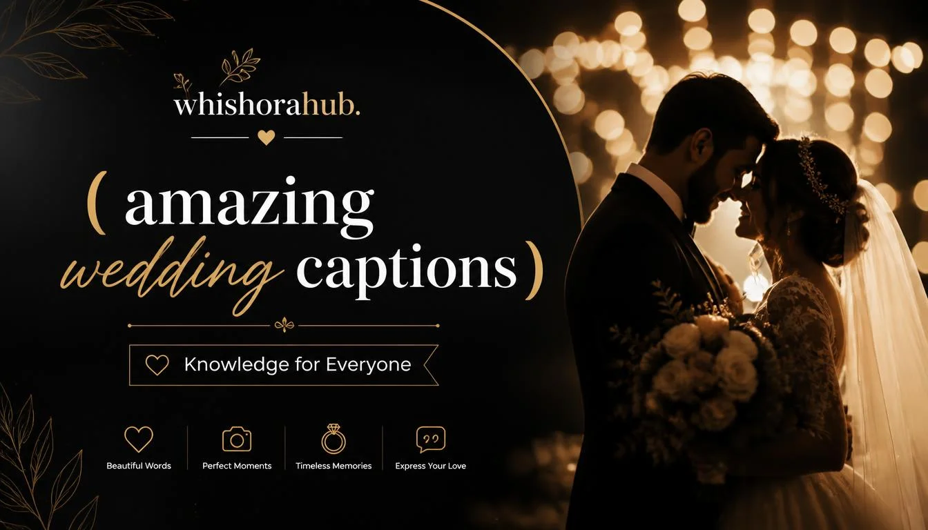 amazing wedding captions