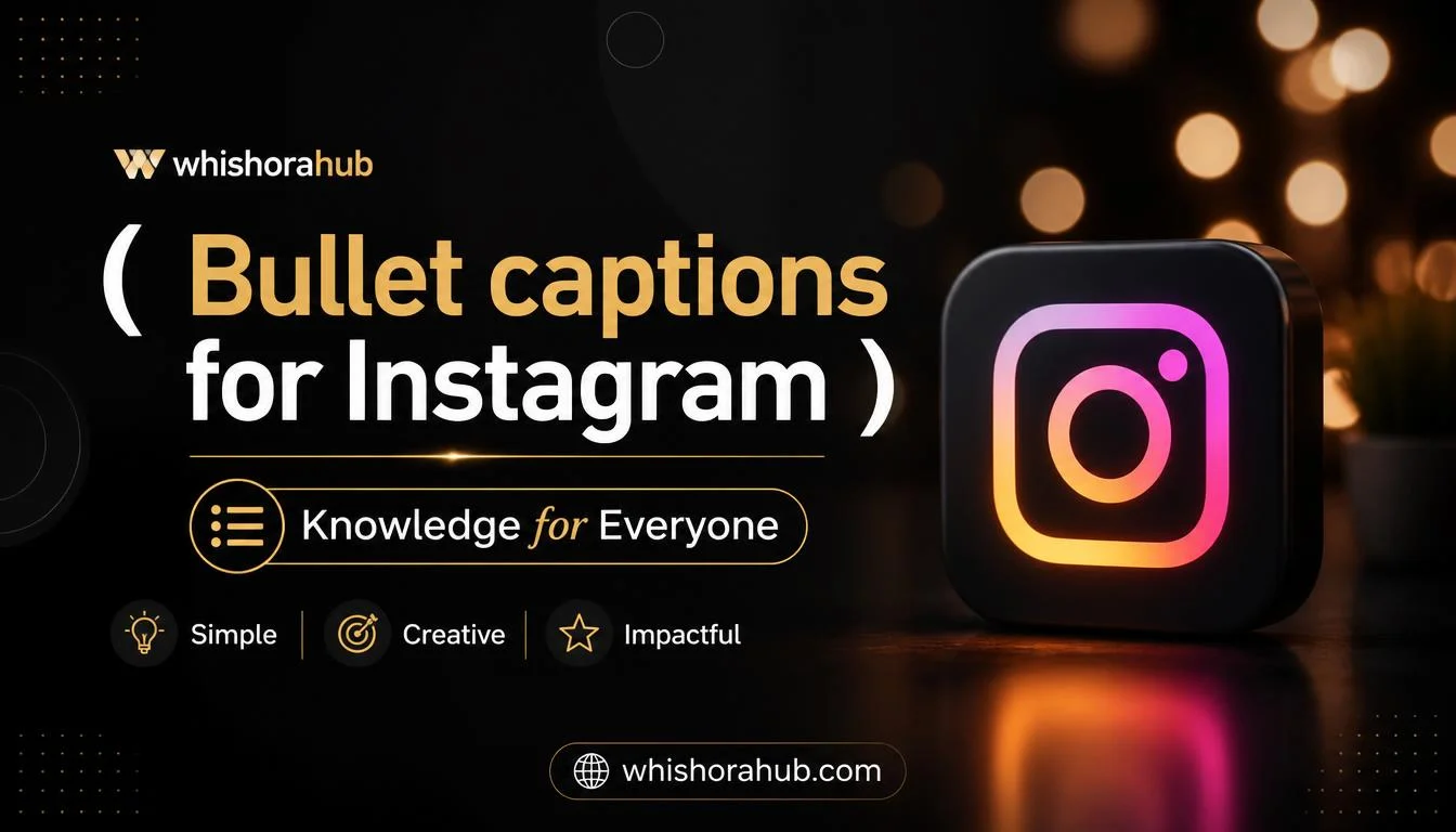 Bullet captions for Instagram
