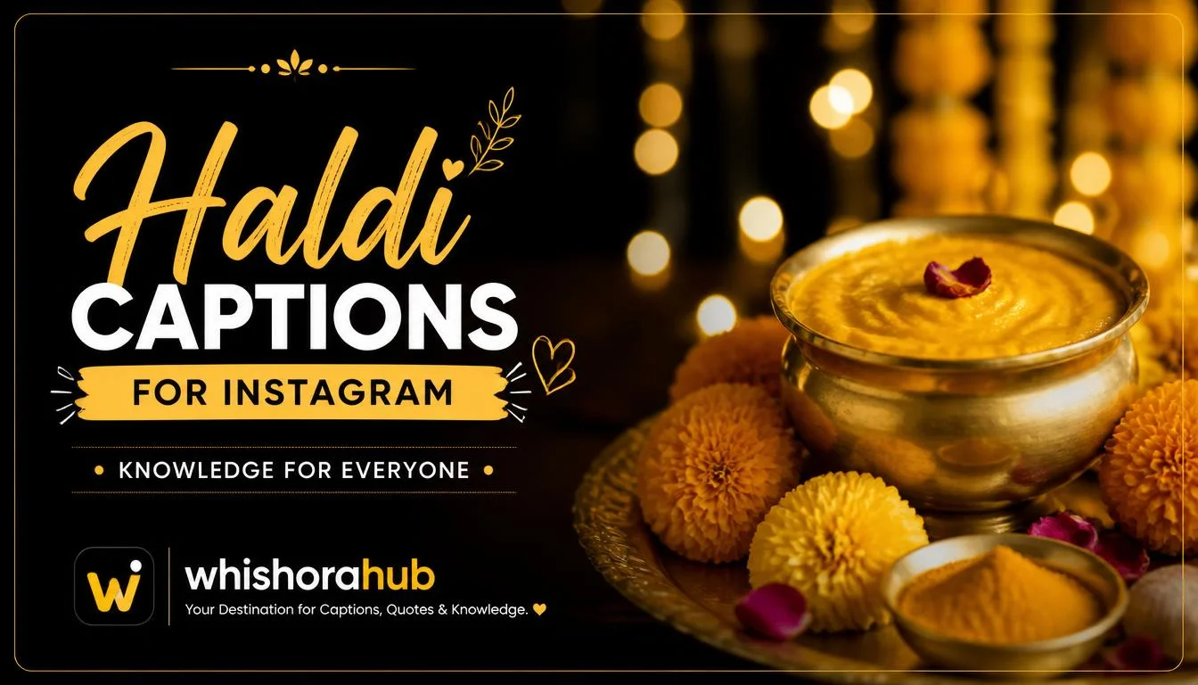 Haldi captions for Instagram