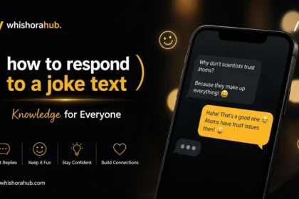 how to respond to a joke text