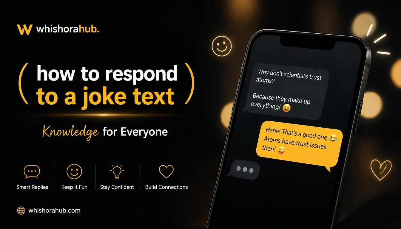 how to respond to a joke text