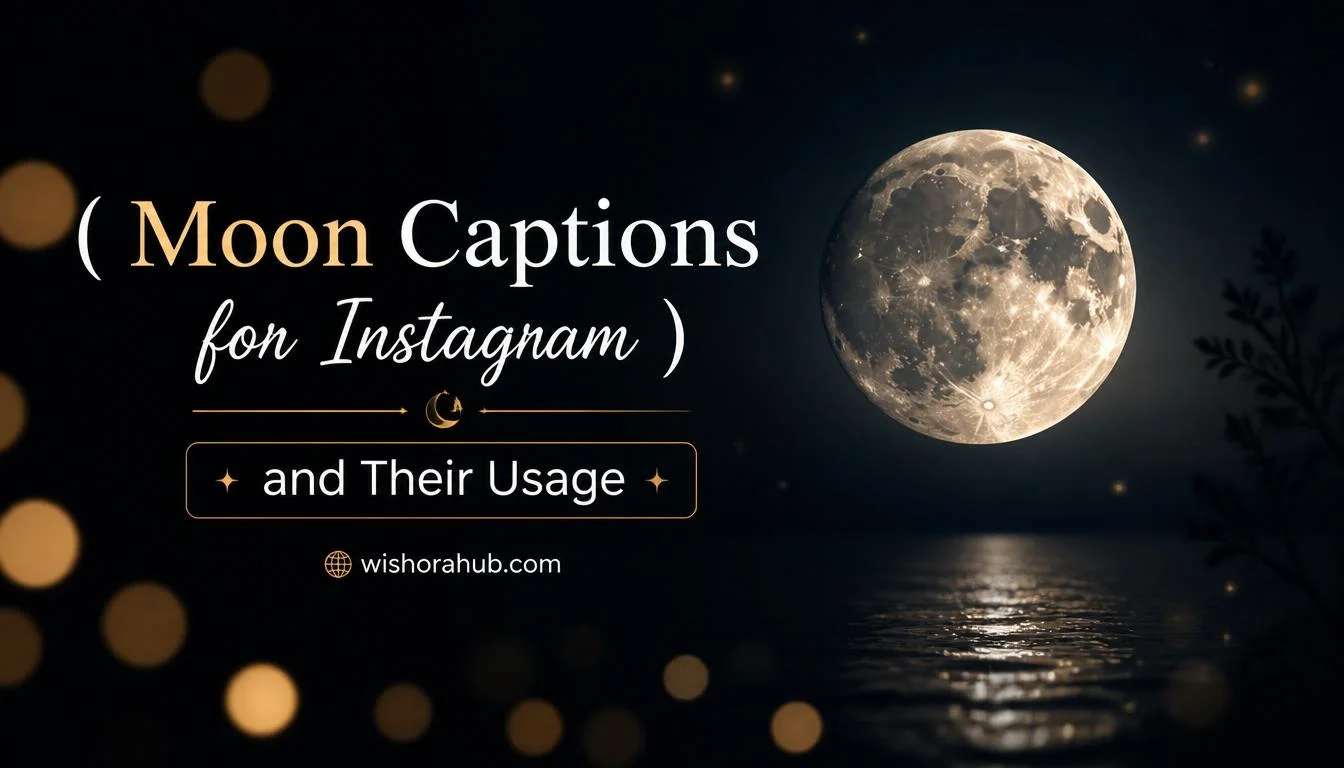 Moon Captions for Instagram