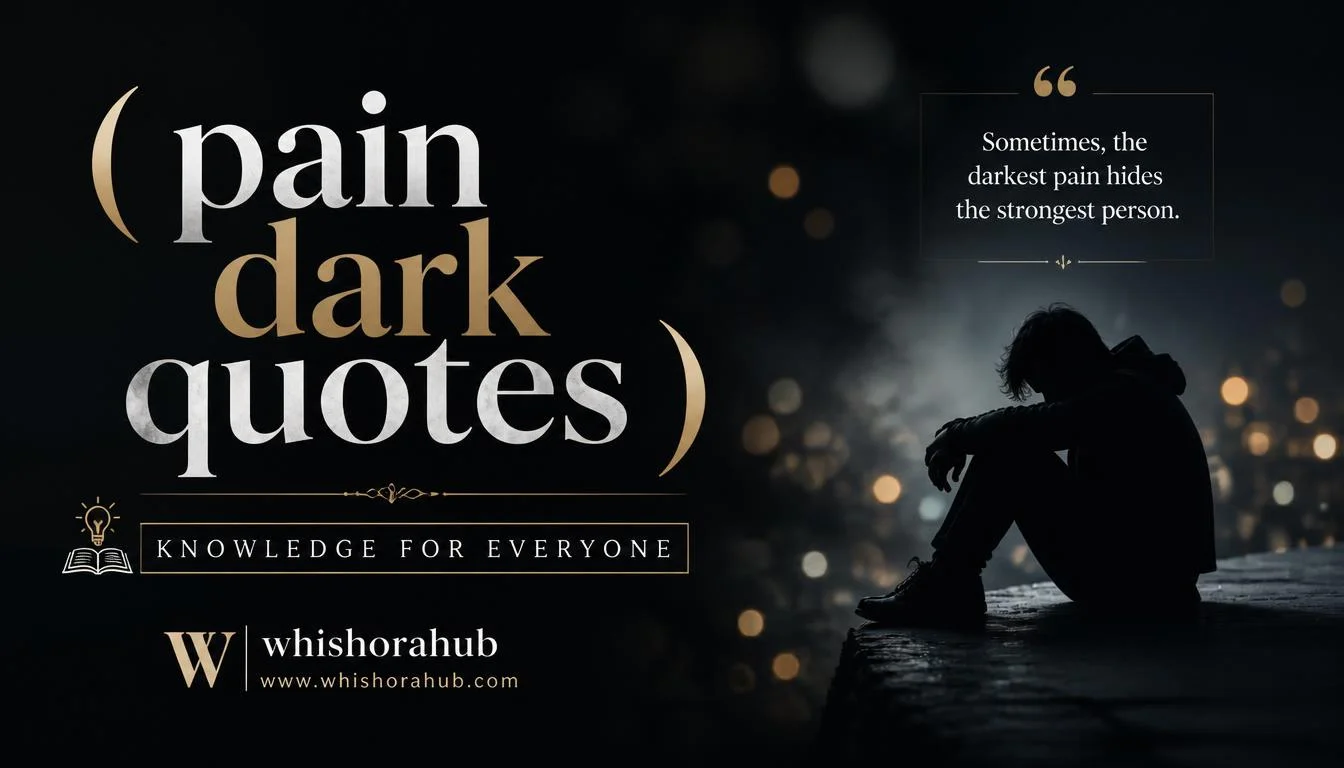 pain dark quotes